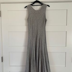 South Street Linen black/white grain dress